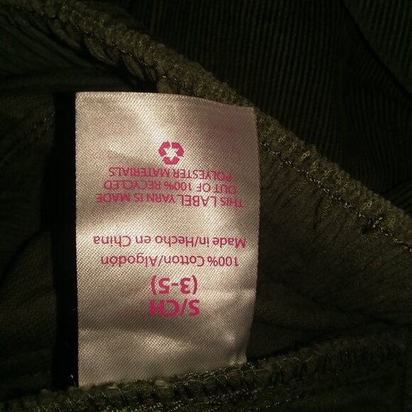 Olive green fine wale corduroy pants - Picture 13 of 13